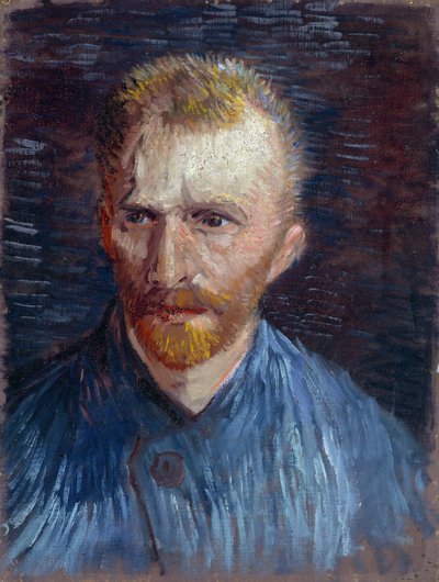 Otoportre par Gogh, Vincent, van (1853-1890). Tuval üzerine yağlı boya, ebat : 44,5x33,6 by Vincent van Gogh