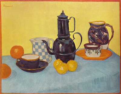 Cezveli Natürmort, 1888, 1937. by Vincent van Gogh