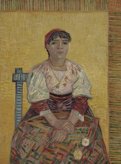 İtalyan Kadın, 1887 by Vincent van Gogh