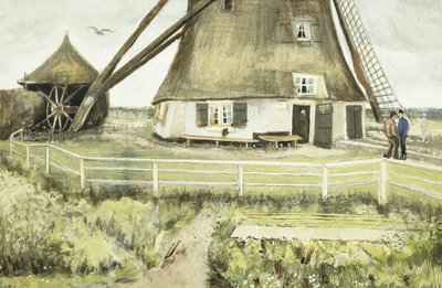 Değirmen, 1881 by Vincent van Gogh