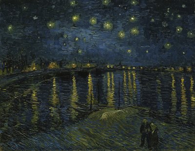 Yıldızlı Gece, 1888 by Vincent van Gogh