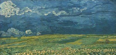 Thunderclouds altında buğday tarlaları, Temmuz 1890, 1947. by Vincent van Gogh