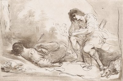 Cephalus ve Procris, 1764-98 by Vincenzio Vangelisti