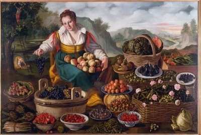 Meyve satıcısı, 1578-81 by Vincenzo Campi