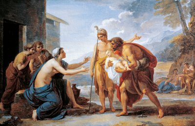 Paris ve Hecuba, Vincent Camuccini (1771-1844) by Vincenzo Camuccini