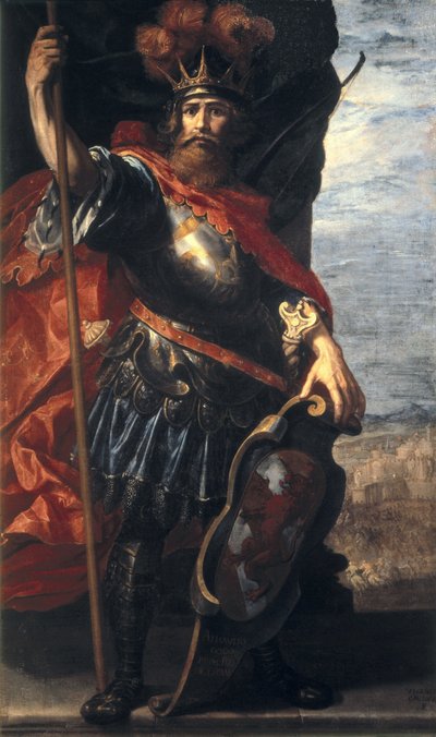 Vizigotların kralı Athaulf'un portresi by Vincenzo Carducci