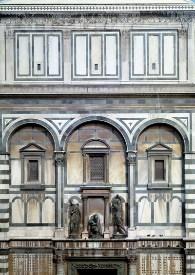 Vaftizci Yahya, Cellat ve Salome (Floransa vaftizhanesinden detay) - Heykel by Vincenzo Danti