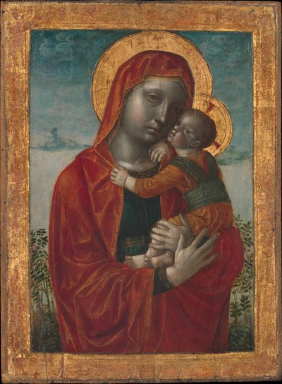 Madonna ve Çocuk, ca. 1480. by Vincenzo Foppa