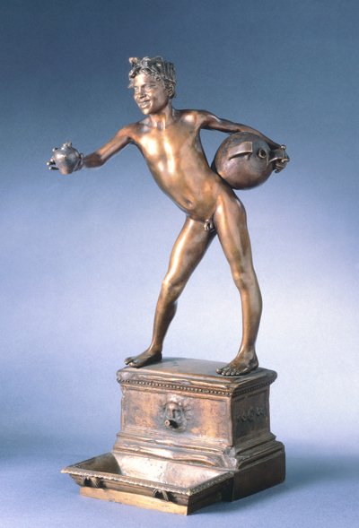 su taşıyıcı, Vincenzo Gemito (1852-1929), bronz, 25 cm by Vincenzo Gemito