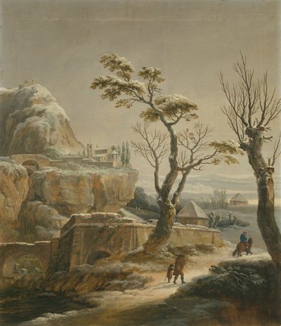 Kış (tuval üzerine resim) by Vincenzo Martinelli