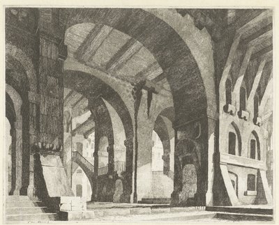 Yuvarlak kemerli yüksek alan Caprici di Scene Teatrali (dizi adı) by Vincenzo Mazzi