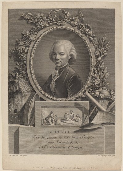 Jacques Delile by Vincenzo Vangelisti after André Pujos