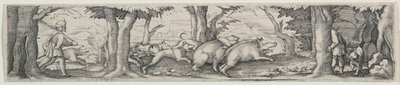 Domuz avı. by Virgilius Solis