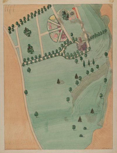 Eliza B. Jumel Malikanesi, yaklaşık 1936. by Virginia Richards