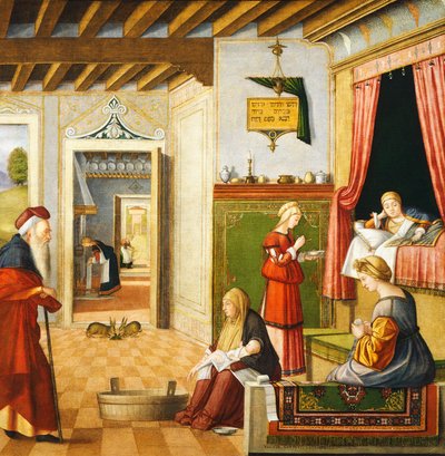 Bakire Doğuşu by Vittore Carpaccio