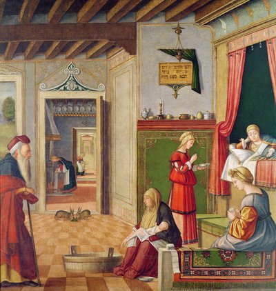 Bakirenin Doğuşu, 1504-08 (ayrıca bkz. 204962) by Vittore Carpaccio