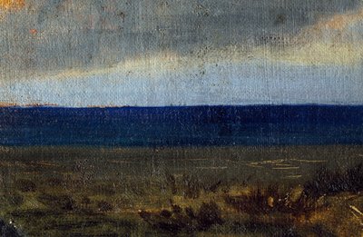 Deniz üzerinde mavi gökyüzü, Vittorio Avondo (1836-1910) by Vittorio Avondo