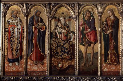 ""Madonna ve Saints ile Çocuk"" Temsil edilenler: Myre veya Bari