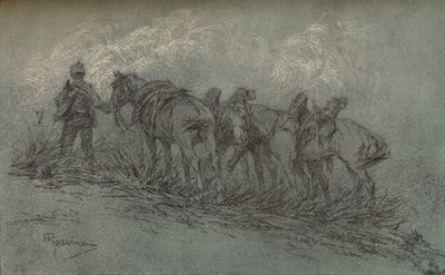 Vittorio Guaccimanni tarafından yapılan tebeşir çalışması, c1900 by Vittorio Guaccimanni
