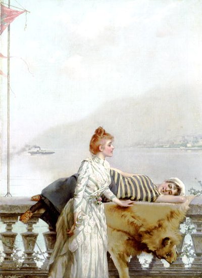 Hayalperestler (bir çift) by Vittorio Matteo Corcos