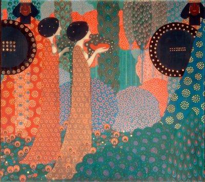 prensesler ve savaşçılar by Vittorio Zecchin