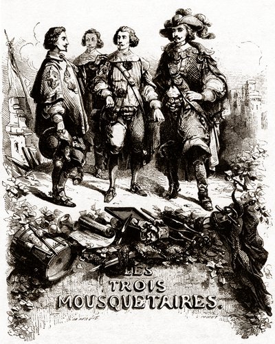 "Üç Silahşörler "den başlık sayfası by Vivant (after) Beauce
