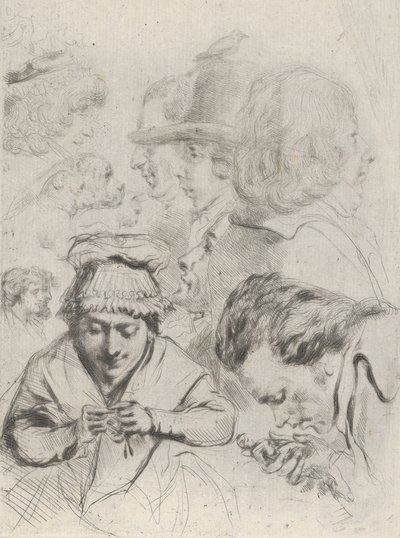 Le Citoyen Aubourg, Madam Aubourg ve aileleri Yurttaş Aubourg, Madame Aubourg..., yak. 1795-1805. by Vivant Denon