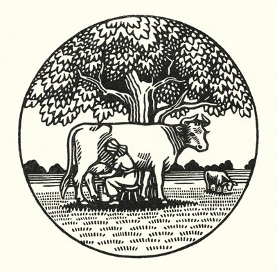 Thomas Hardy'nin Tess Of The D'Urbervilles için illüstrasyonu (gravür) by Vivien Gribble