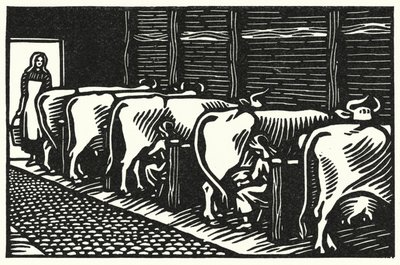Thomas Hardy'nin Tess Of The D'Urbervilles için illüstrasyonu (gravür) by Vivien Gribble
