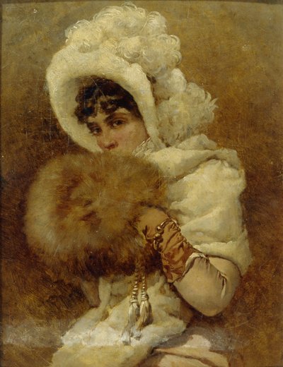 Manşetli Kız, 1884 by Vladimir Egorovic Makovsky