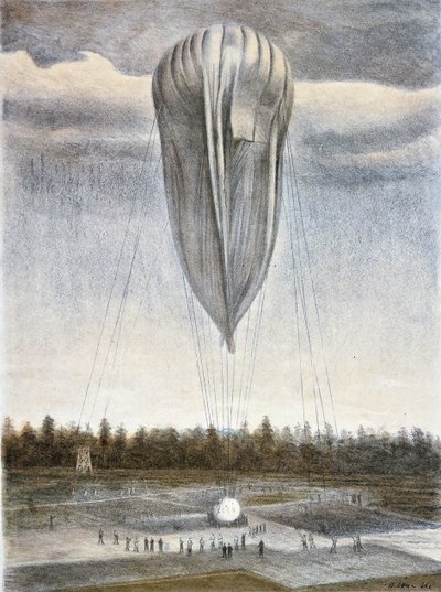 Stratosfer Balonu, 1935. by Vladimir Grigoryevich Yung