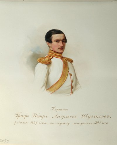 Kont Kont Pyotr Andreyevich Shuvalov