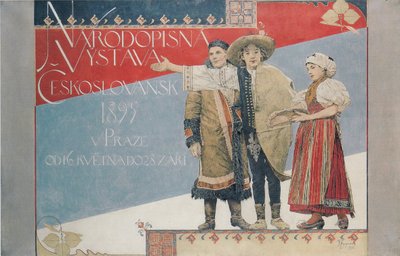 Etnografya Sergisi Afişi, 1894 by Vojtech Hynais