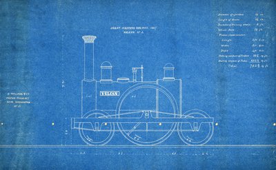 Great Western Demiryolu 'Vulcan' No.2 by Vulcan Foundry C. Tayleur & Co