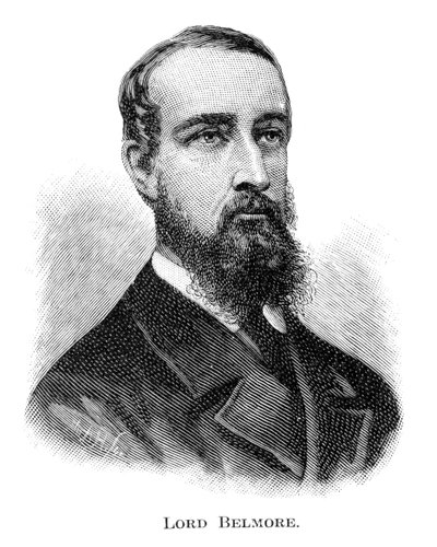 Lord Belmore, Yeni Güney Galler Valisi, 1886. by WA Hirschmann