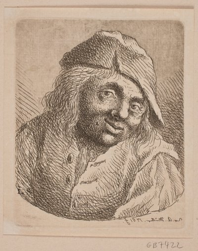 Bir çiftçinin büstü by W.A. Müller