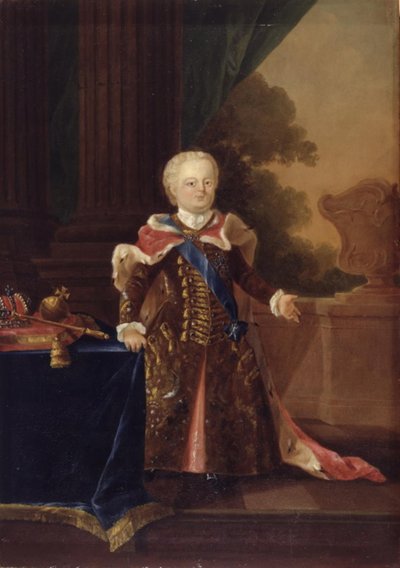 İvan III veya İvan VI Antonoviç. Tam Boy Portre by W.A. Müller