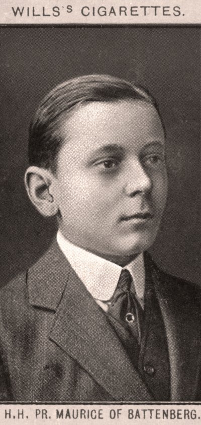 HH, PR. Battenbergli Maurice, 1908. by WD and HO Wills