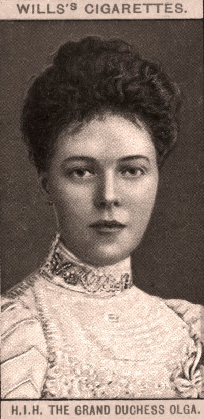 H.I.H Büyük Düşes Olga, 1908. by WD and HO Wills