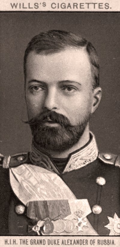 H.I.H Rusya Büyük Dükü Alexander, 1908. by WD and HO Wills