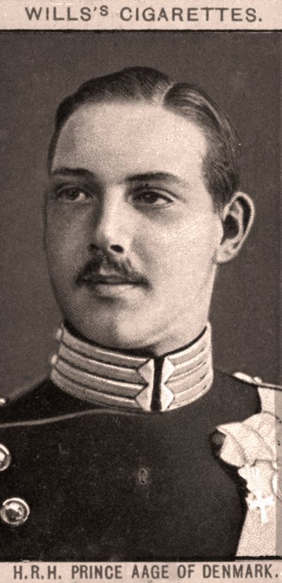 SAİK Danimarka Prensi Aage, 1908. by WD and HO Wills