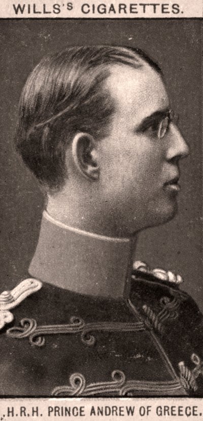 H.R.H. Yunanistan Prensi Andrew, 1908. by WD and HO Wills