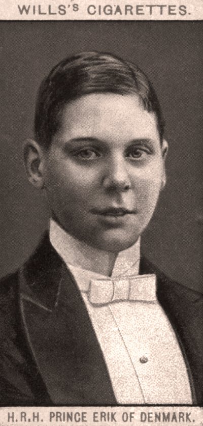 H.R.H. Danimarka Prensi Erik, 1908. by WD and HO Wills