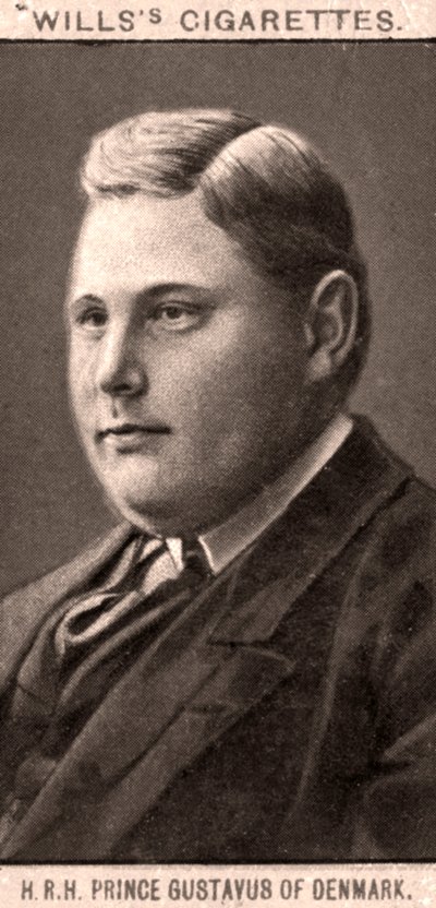 H.R.H. Danimarka Prensi Gustavus, 1908. by WD and HO Wills
