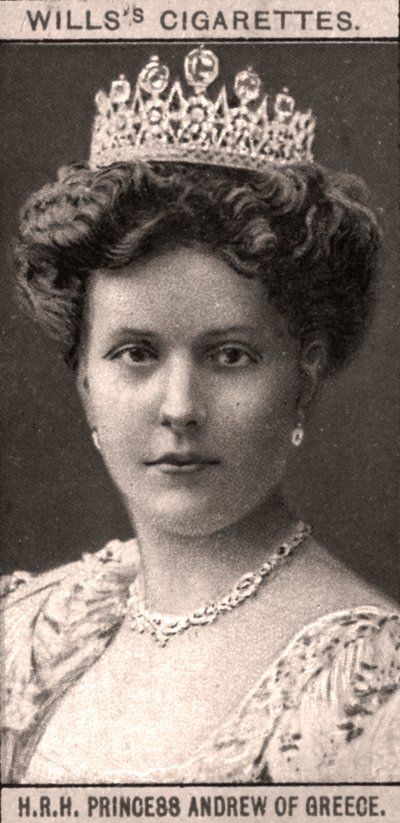 H.R.H. Yunanistan Prensesi Andrew, 1908. by WD and HO Wills
