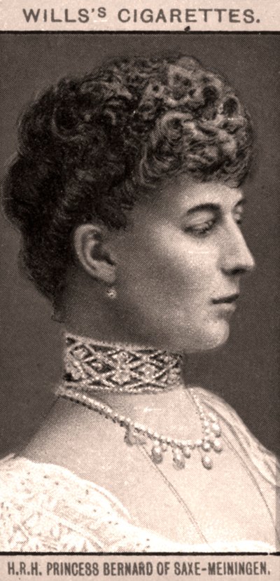 H.R.H. Saxe-Meiningen Prensesi Bernard, 1908. by WD and HO Wills