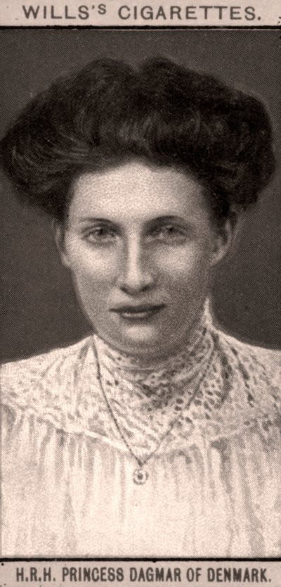 H.R.H. Danimarka Prensesi Dagmar, 1908. by WD and HO Wills