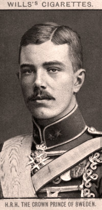 H.R.H İsveç Veliaht Prensi, 1908. by WD and HO Wills