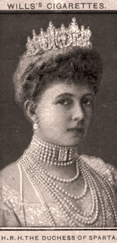 H.R.H Sparta Düşesi, 1908. by WD and HO Wills