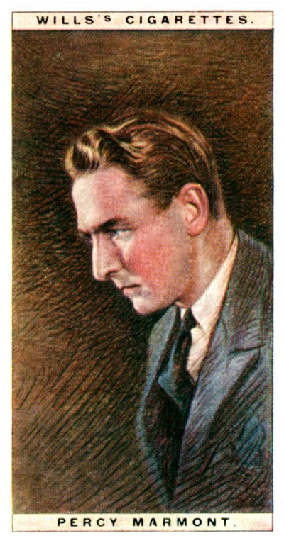 Percy Marmont 1883-1977, İngiliz aktör, 1928. by WD and HO Wills
